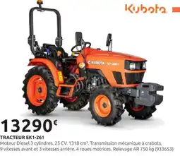 Rural Master Tracteur ek1-261 offre
