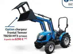 Rural Master Option chargeur frontal Temver TB250 MT3 offre