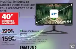 Carrefour Drive Ecran d'ordinateur gaming offre