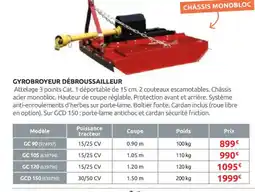 Rural Master Gyrobroyeur débroussailleur offre