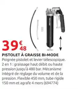 Rural Master Pistolet à graisse bi-mode offre