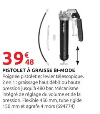 Rural Master Pistolet à graisse bi-mode offre