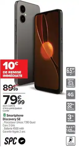 Carrefour Drive Smartphone discovery se offre