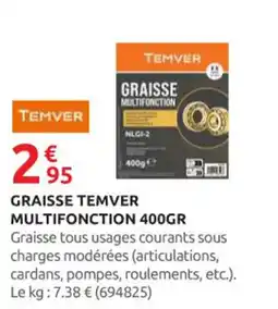 Rural Master TEMVER Graisse temver multifonction 400gr offre