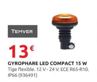 Rural Master TEMVER Gyrophare led compact 15 w offre