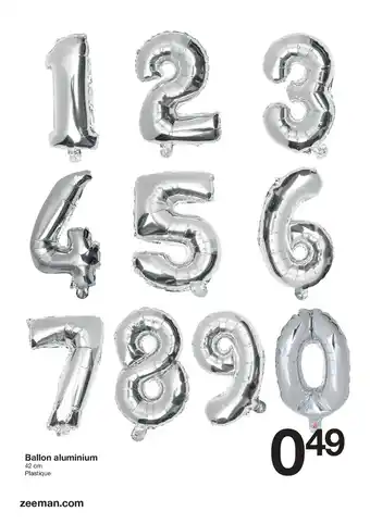Ballon aluminium