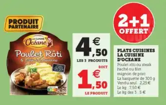 Super U Plats cuisines la cuisine d'oceane offre