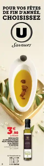 Super U Specialite a l'huile d'olive offre