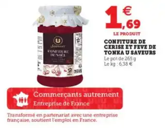 Confiture de cerise et feve de