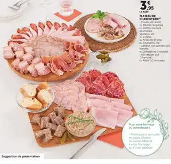 Hyper U Plateau de charcuterie offre