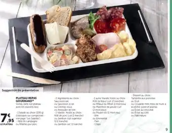 Hyper U Plateau repas gourmand offre