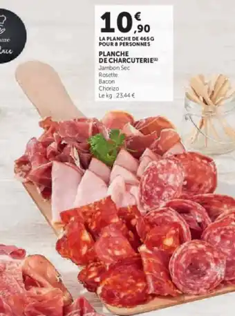 Hyper U Planche de charcuterie offre