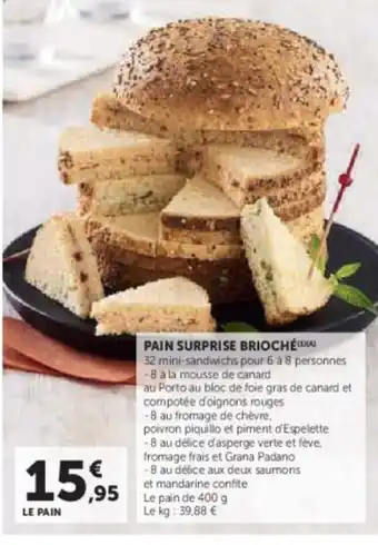 Hyper U Pain surprise brioché offre