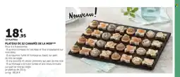 Hyper U Plateau de 32 canapés de la merľa offre