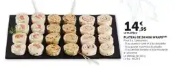 Hyper U Plateau de 24 mini wraps offre