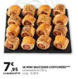 Hyper U 16 mini saucisses costumées offre