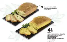 Hyper U Cake à l'indienne au poulet & petits légumes au curry ou jambon olives offre