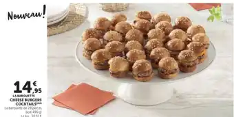 Hyper U Cheese burgers cocktails offre