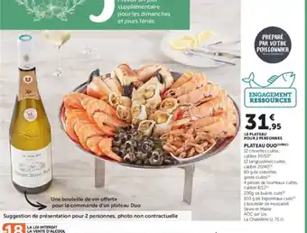 Hyper U Plateau duo offre