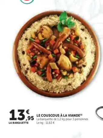 Hyper U Le couscous à la viande offre