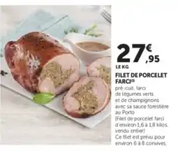 Hyper U Filet de porcelet farci offre