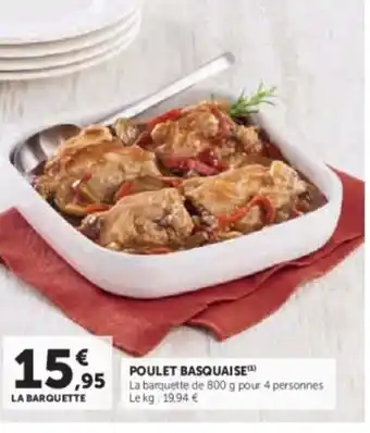 Hyper U Poulet basquaise offre