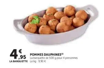 Hyper U Pommes dauphines offre