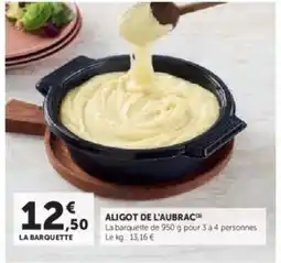 Hyper U Aligot de l'aubrac offre