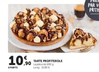 Hyper U Tarte profiterole offre