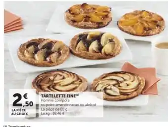 Hyper U Tartelette fine offre