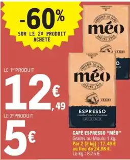 E.Leclerc Drive MÉO Café espresso offre