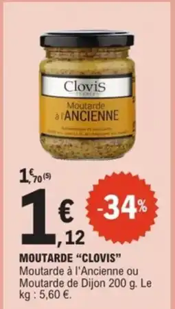 E.Leclerc Drive CLOVIS Moutarde offre