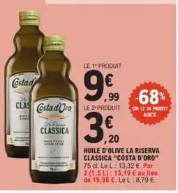 E.Leclerc Drive COSTA D'ORO Huile d'olive la riserva classica offre
