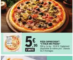 E.Leclerc Drive Pizza capricciosa offre