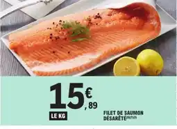 E.Leclerc Drive Filet de saumon dĂ©sarĂȘte offre