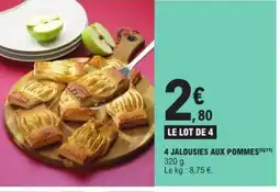 E.Leclerc Drive 4 jalousies aux pommes offre