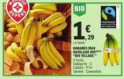 E.Leclerc Drive Bananes max havelaar bio offre
