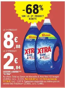 E.Leclerc Drive X TRA Lessive liquide offre