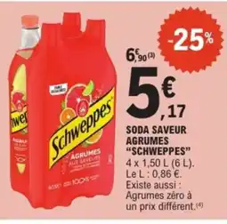E.Leclerc Drive SCHWEPPES Soda saveur agrumes offre