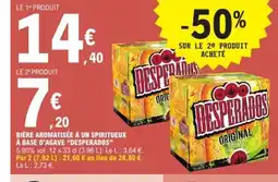 E.Leclerc Drive DESPERADOS Bière aromatisée à un spiritueux à base d'agave offre