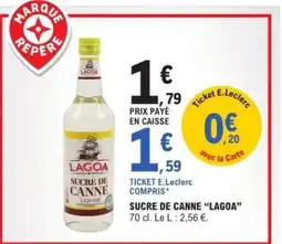 E.Leclerc Drive LAGOA Sucre de canne offre