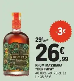 E.Leclerc Drive DON PAPA Rhum masskara offre