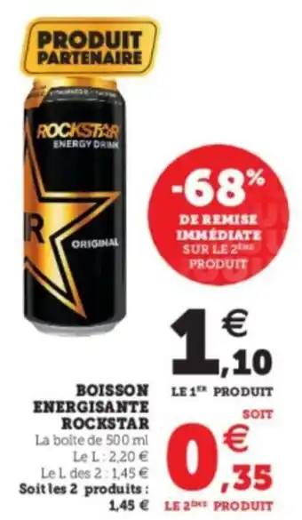 Boisson energisante rockstar