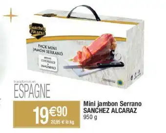 Migros Mini jambon serrano SANCHEZ ALCARAZ offre