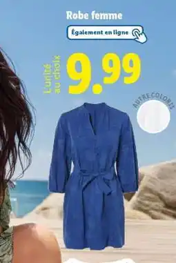 Lidl Robe femme offre