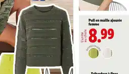 Lidl Pull en maille ajourée femme offre
