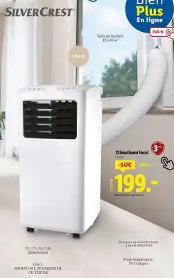 Lidl Climatiseur local offre