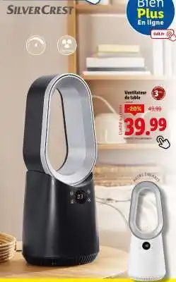 Lidl Ventilateur de table offre