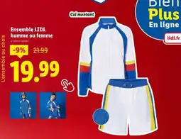 Lidl Ensemble LIDL homme ou femme offre