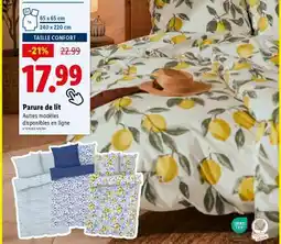 Lidl PARURE DE LIT offre